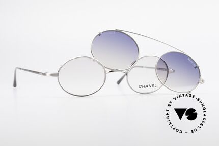 Chanel 2037 Oval Luxury Glasses Clip On, Size: small, Made for Men and Women