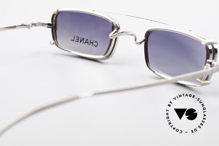 Chanel 2038 Square Luxury Glasses Clip On, NO RETRO fashion, but a 20 years old vintage Original, Made for Men and Women