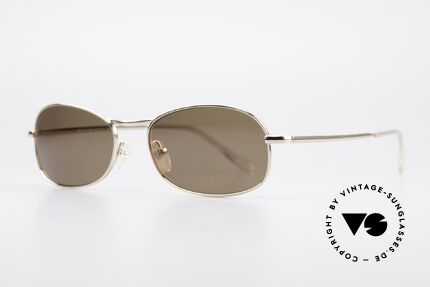 Helmut Lang SHL53A Minimalist Titanium Shades, truly iconic "Insider Sunglasses" for all avant-gardist, Made for Men