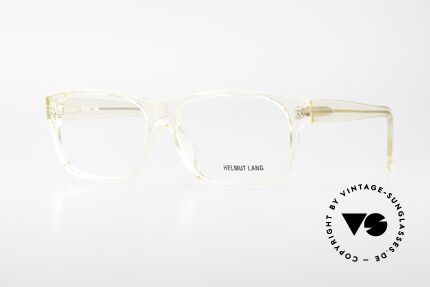 Helmut Lang 20-0001 Men's Vintage Glasses Crystal, HELMUT LANG men's vintage designer eyeglass-frame, Made for Men