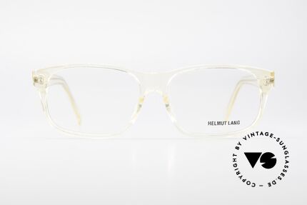 Helmut Lang 20-0001 Men's Vintage Glasses Crystal, stylish, elegant, puristic, functional, timeless, LANG, Made for Men