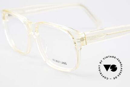 Helmut Lang 20-0001 Men's Vintage Glasses Crystal, top-notch quality & very pleasant to wear; lightweight, Made for Men