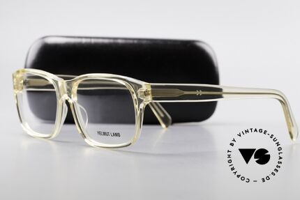Helmut Lang 20-0001 Men's Vintage Glasses Crystal, Size: large, Made for Men
