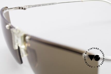 Helmut Lang SHL51A Sporty Titanium Sunglasses, never worn (like all our vintage HELMUT LANG shades), Made for Men