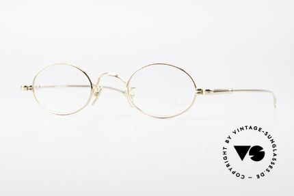 Lunor Oval Timeless Vintage Eyeglasses, LUNOR: shortcut for French "Lunette d'Or" (gold glasses), Made for Men and Women