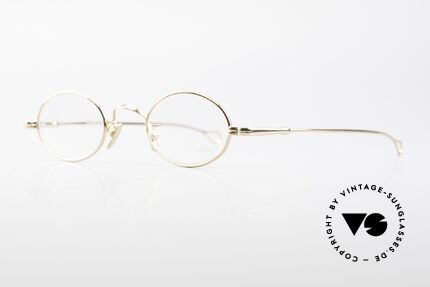 Lunor Oval Timeless Vintage Eyeglasses, well-known for the "W-bridge" & the plain frame designs, Made for Men and Women