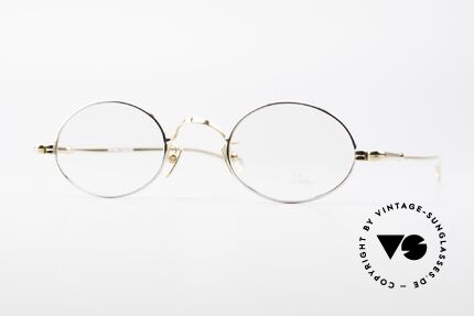 Lunor Oval Classic Vintage Eyeglasses, LUNOR: shortcut for French "Lunette d'Or" (gold glasses), Made for Men and Women