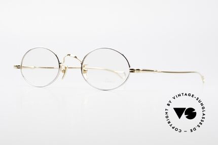 Lunor Oval Classic Vintage Eyeglasses, well-known for the "W-bridge" & the plain frame designs, Made for Men and Women