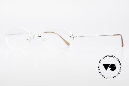 Lunor Rimless Timeless Vintage Eyeglasses, well-known for the "W-bridge" & the plain frame designs, Made for Men and Women