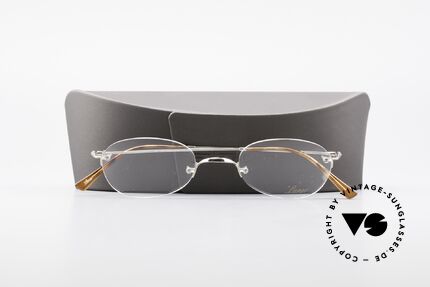 Lunor Rimless Timeless Vintage Eyeglasses, the LUNOR frame comes with a new case by SILHOUETTE, Made for Men and Women