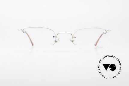 Lunor Classic Semi Rimless Vintage Glasses, traditional German brand; quality handmade in Germany, Made for Men and Women