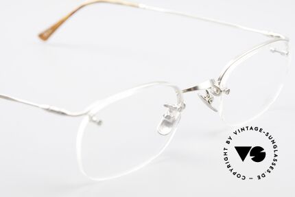 Lunor Classic Semi Rimless Vintage Glasses, NO RETRO EYEGLASSES; but a luxury vintage ORIGINAL, Made for Men and Women