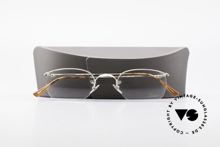 Lunor Classic Semi Rimless Vintage Glasses, Size: small, Made for Men and Women