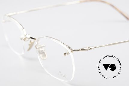 Lunor Classic Semi Rimless Vintage Frame, unworn RARITY (for all lovers of quality) from app. 1999, Made for Men and Women