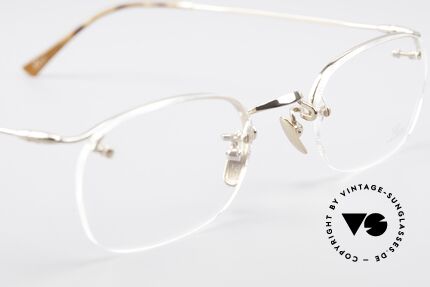 Lunor Classic Semi Rimless Vintage Frame, NO RETRO EYEGLASSES; but a luxury vintage ORIGINAL, Made for Men and Women