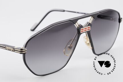 Ferrari F22 Rare Vintage 80's Shades XL, brilliant frame finish in anthracite-gray / metallic, Made for Men