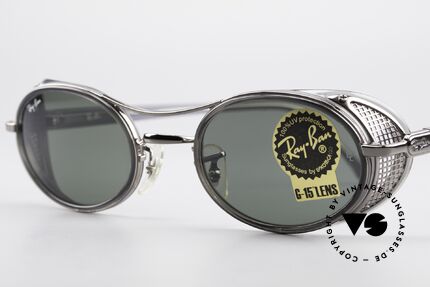 Ray Ban Chaos RB3140 B&L USA Luxottica Italy Hybrid, besides that: an interesting "industrial" frame design, Made for Men and Women