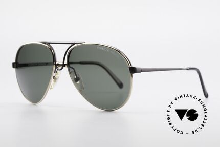 Porsche 5657 Interchangeable Frame 90's, 1 x black with demos & 1 x gold with sun lenses, Made for Men