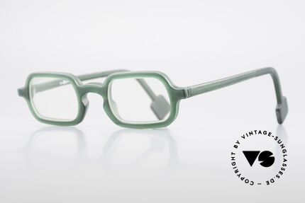 L.A. Eyeworks HANK 230 True Vintage 90's Eyeglasses, minimalist construction of simple geometric forms, Made for Men