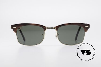 Ray Ban Clubmaster Square 80's Bausch & Lomb Original, still one of the most popular vintage sunglasses, Made for Men