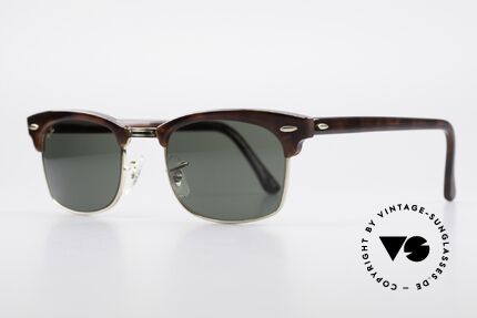 Ray Ban Clubmaster Square 80's Bausch & Lomb Original, Bausch&Lomb G15 quality lenses; 100% UV prot., Made for Men