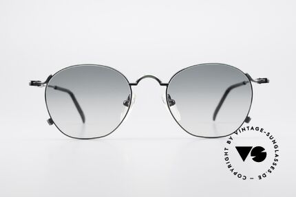 Jean Paul Gaultier 55-0171 90's Panto Designer Sunglasses, panto metal frame; lightweight & very comfortable, Made for Men