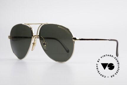 Porsche 5657 L Sunglasses With Two Fronts, 1x tortoise with demos & 1x gold with sun lenses, Made for Men