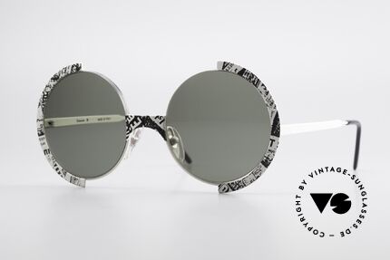 Casanova FC4 Fancy Newspaper Sunglasses Details