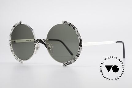 Casanova FC4 Fancy Newspaper Sunglasses, eye-catcher, rarity & highlight for every collector, Made for Men and Women