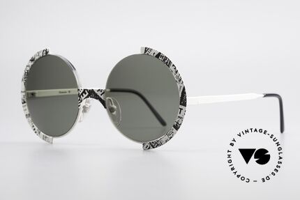 Casanova FC4 Fancy Newspaper Sunglasses, eye-catcher, rarity & highlight for every collector, Made for Men and Women