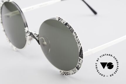 Casanova FC4 Fancy Newspaper Sunglasses, actually belongs in a musem, since 'a piece of art', Made for Men and Women