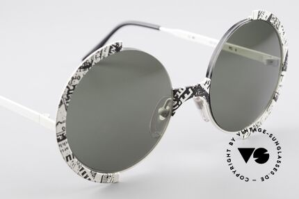 Casanova FC4 Fancy Newspaper Sunglasses, unworn (like all our rare vintage Casanova shades), Made for Men and Women