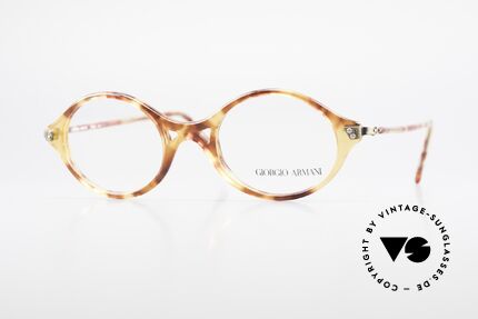 Giorgio Armani 339 Small Oval 90's Eyeglasses Details