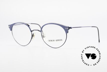 Giorgio Armani 377 90's Panto Style Eyeglasses, timeless vintage Giorgio ARMANI designer eyeglasses, Made for Men and Women