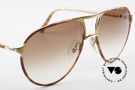 Christian Dior 2505 Designer Aviator Sunglasses, new old stock (like all our vintage 1980's Diors), Made for Men