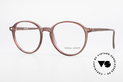 Giorgio Armani 325 Vintage Panto 90's Eyeglasses Details