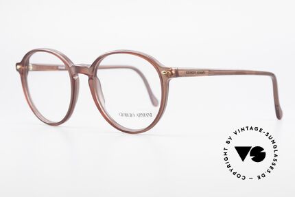 Giorgio Armani 325 Vintage Panto 90's Eyeglasses, tangible premium craftsmanship; in a MEDIUM size, Made for Men