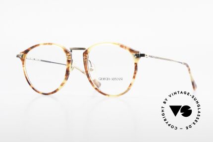 Giorgio Armani 318 True Vintage 90's Panto Glasses, timeless vintage Giorgio Armani designer eyeglasses, Made for Men Giorgio Armani 318 True Vintage 90's Panto Glasses, timeless vintage Giorgio Armani designer eyeglasses, Made for Men