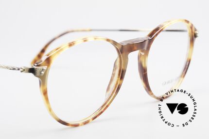 Giorgio Armani 329 Small 90's Panto Eyeglasses, unworn (like all our vintage Giorgio Armani glasses), Made for Men