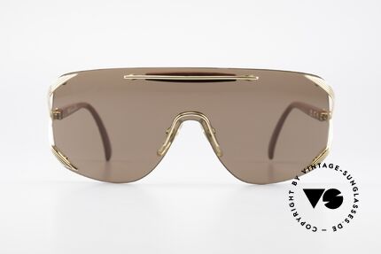 Christian Dior 2434 Rihanna Vintage Sunglasses, single lens ("shield design") for a PANORAMA view, Made for Women