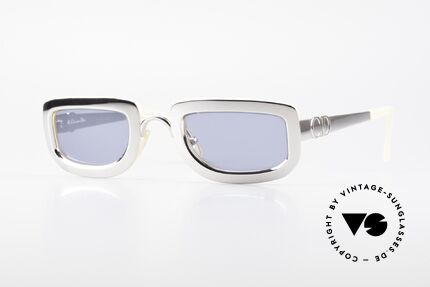 Christian Dior 2972 Designer Shades Silver Nacre, striking, futuristic sunglass' design by Christian DIOR, Made for Women
