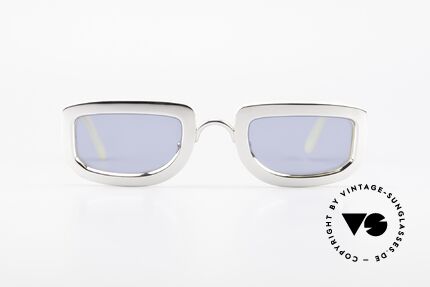 Christian Dior 2972 Designer Shades Silver Nacre, rare, MASSIVE vintage sunglasses from app. 1995/1996, Made for Women