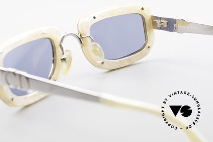 Christian Dior 2972 Designer Shades Silver Nacre, sun lenses could be replaced with prescription lenses, Made for Women