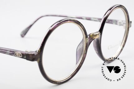 Christian Dior 2540 Round 90's Ladies Eyeglasses, new old stock (like all our vintage eyewear by Dior), Made for Women