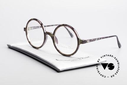 Christian Dior 2540 Round 90's Ladies Eyeglasses, NO retro eyeglasses, but a costly and rare original!, Made for Women