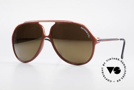 Carrera 5587 XXL Vintage 80's Sunglasses, huge CARRERA sunglasses in legendary aviator shape, Made for Men