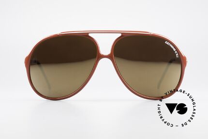 Carrera 5587 XXL Vintage 80's Sunglasses, 80's original with Optyl plastic front & metal temples, Made for Men