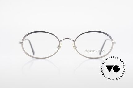Giorgio Armani 277 90's Vintage Eyeglasses Oval, sober, timeless style: suitable for many occasions, Made for Men and Women