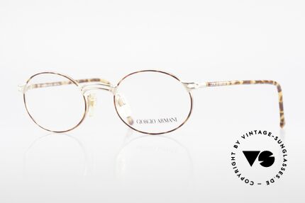 Giorgio Armani 194 Oval 90s Eyeglasses No Retro, vintage designer eyeglasses by Giorgio Armani, Italy, Made for Men and Women