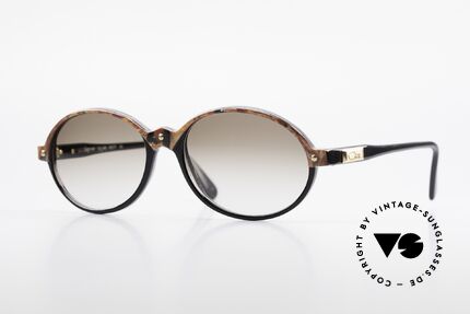 Cazal 328 Oval Vintage Sunglasses 90's Details